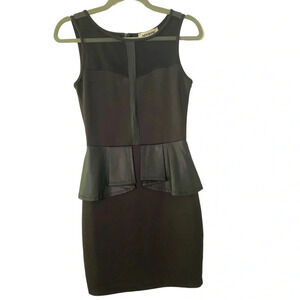 Mystic Peplum Bodycon Dress